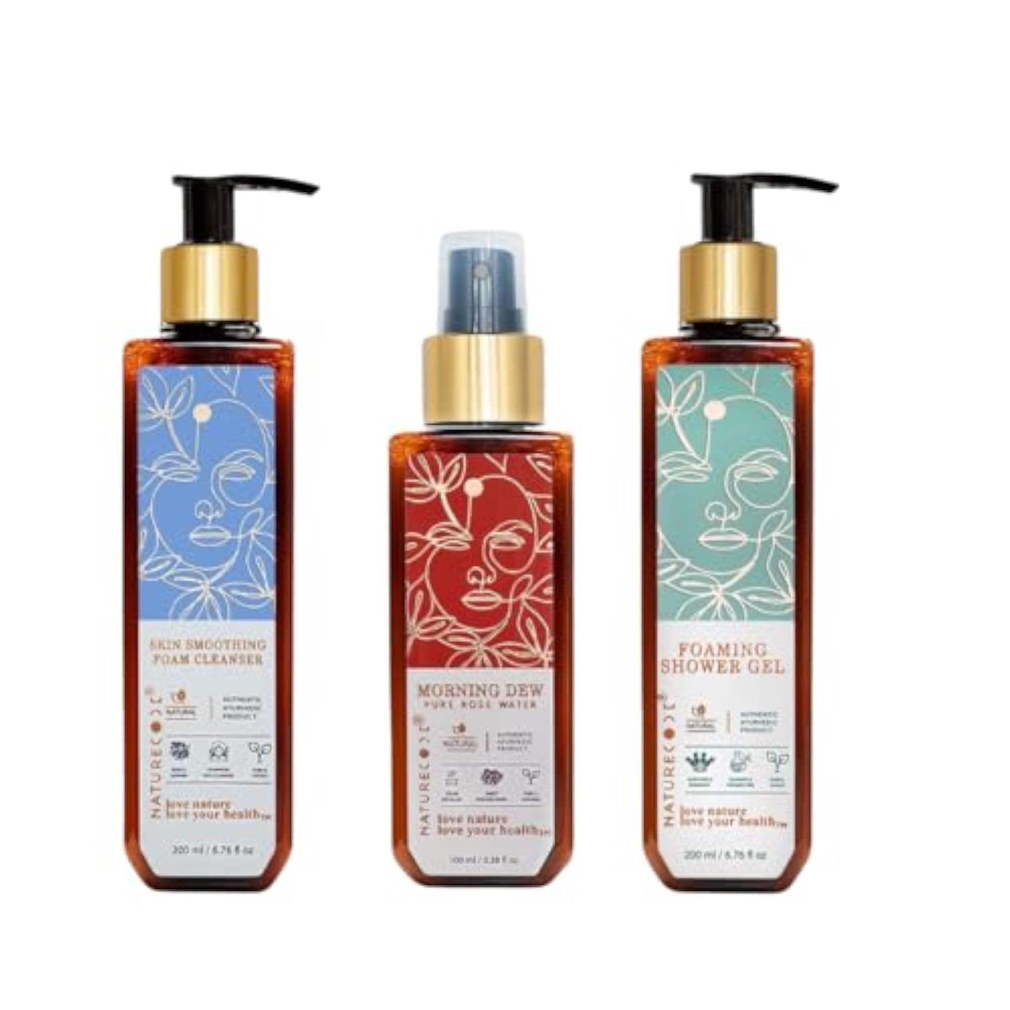 NatureCode 3-in-1 Skincare Combo, Hydrating Gift Set